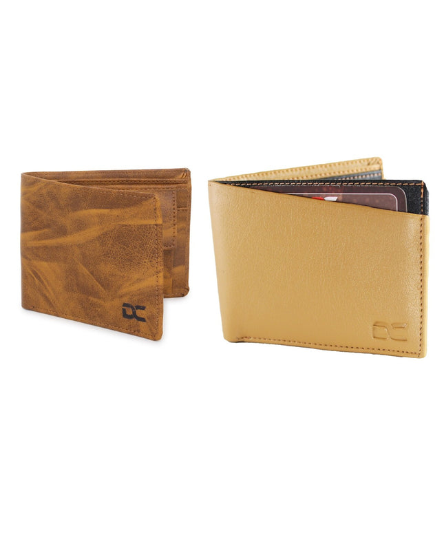 Men's Stylish Bi-Fold, Textured PU Leather, Latest Slim Wallets with