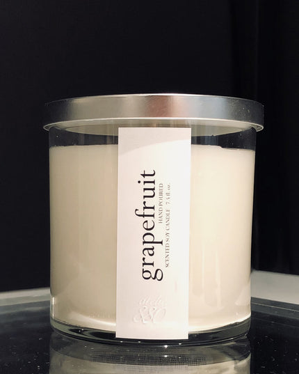 grapefruit scented candle