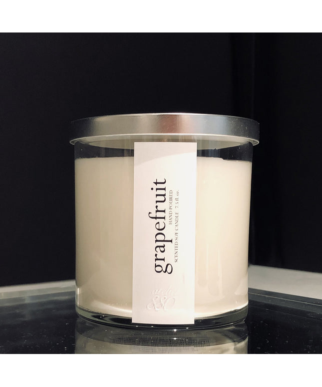 grapefruit scented candle