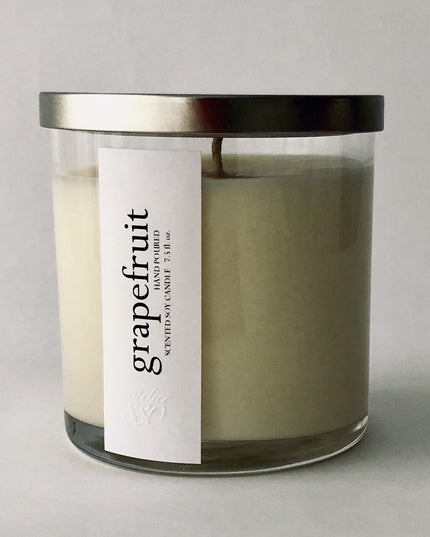 grapefruit scented candle
