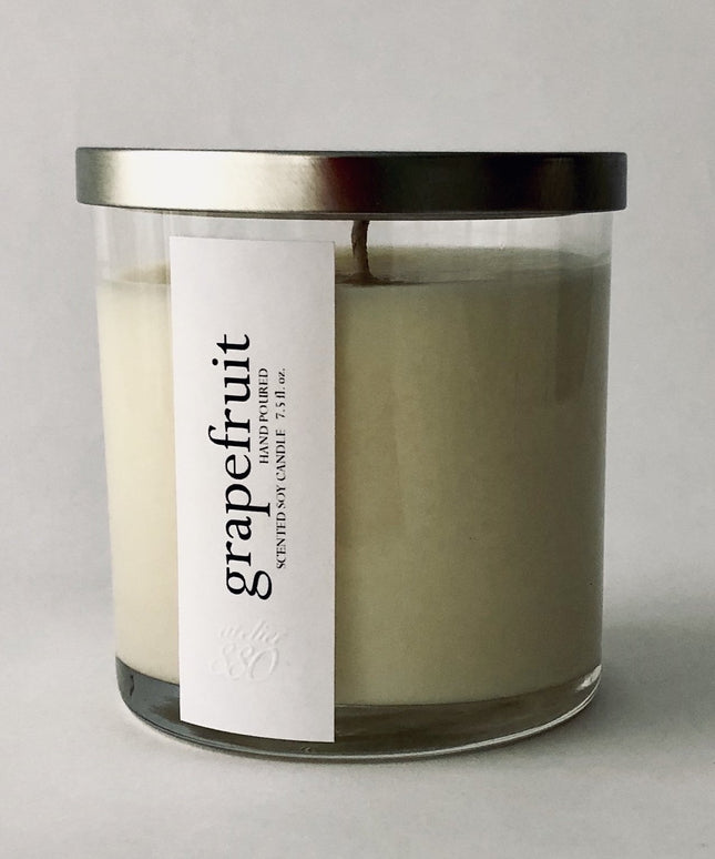 grapefruit scented candle
