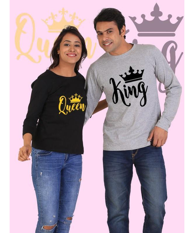 King and Queen Couple Full Sleeves