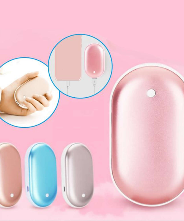 Warm And Cozy Portable Hand Warmer And Power Bank