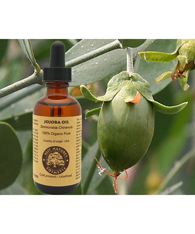 100% Pure Organic Virgin Jojoba Oil. Natural