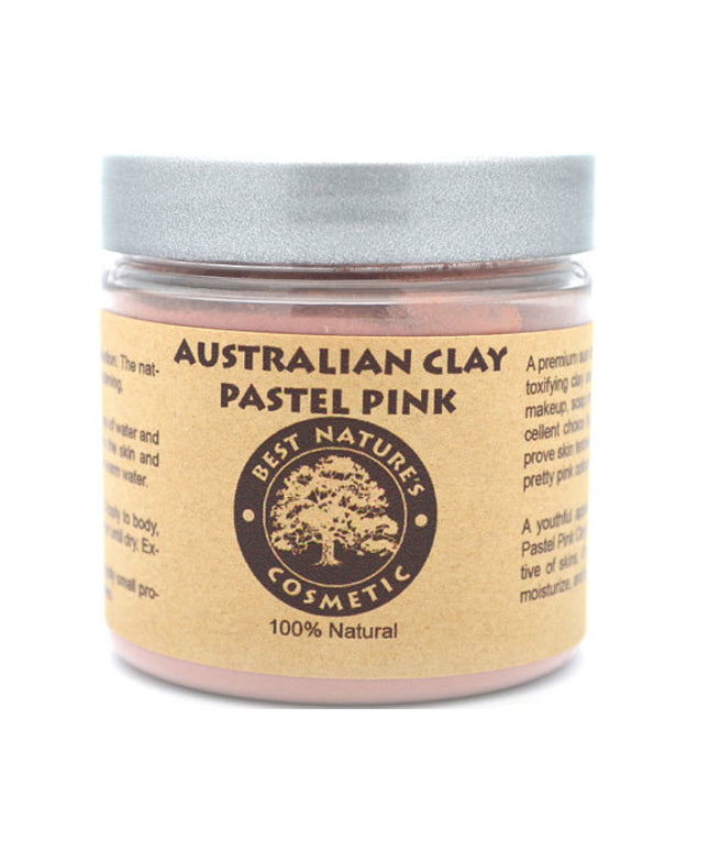 Australian Pastel Pink Clay for stressed, mature