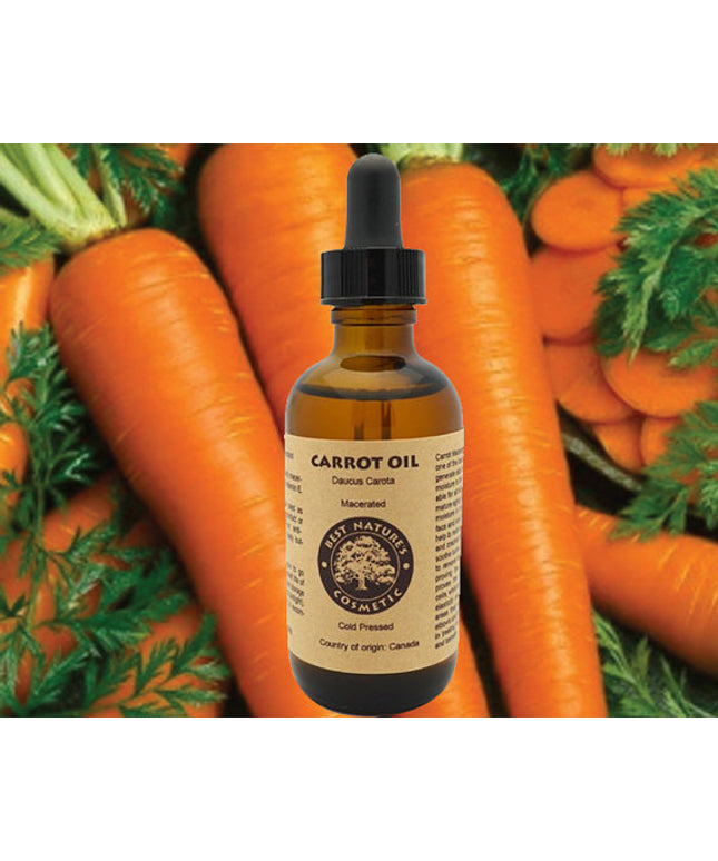Carrot Oil (Macerated) for dry and mature skin.