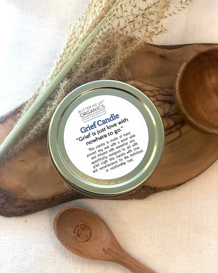 Grief Candle / Intention Candle / Essential Oil Candle / Soy Wax