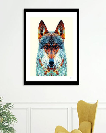 Wolf - Colorful Animals  Frame