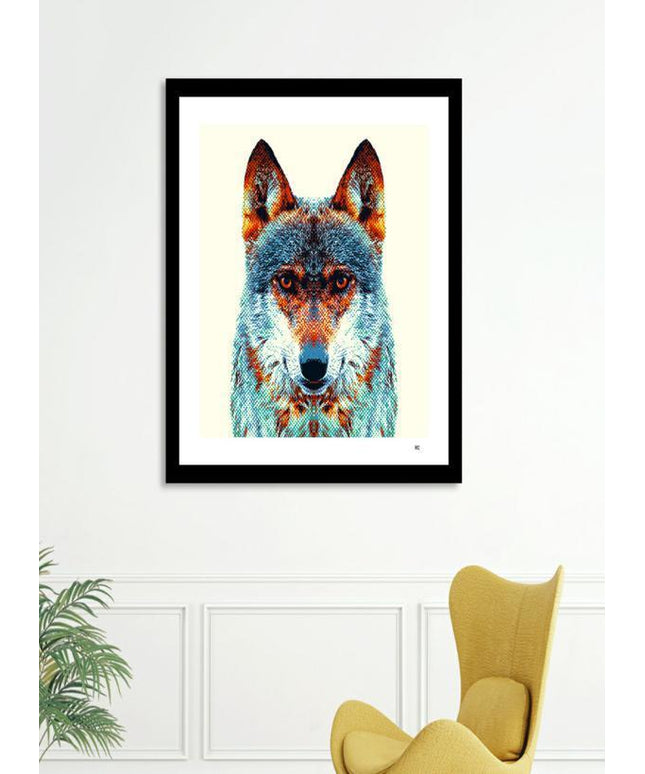 Wolf - Colorful Animals  Frame