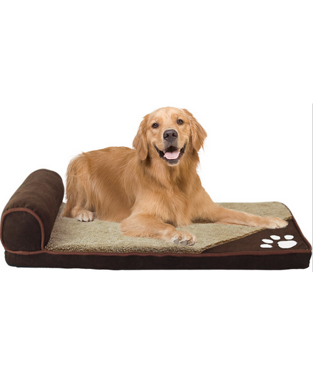 Rectangle bed with Cushion with Pillow Washable