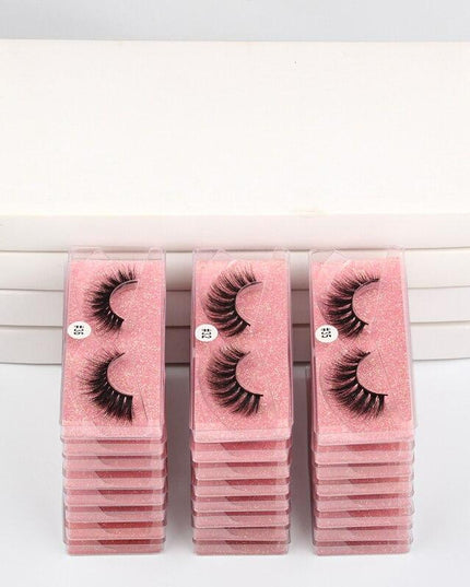 Mink Eye Lashes Wholesale 20/30/40/100 PCS  Mink Fluffy Fake Eyelashes