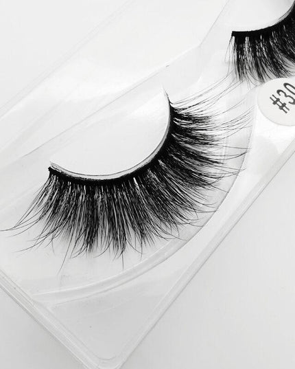 Mink Eye Lashes Wholesale 20/30/40/100 PCS  Mink Fluffy Fake Eyelashes