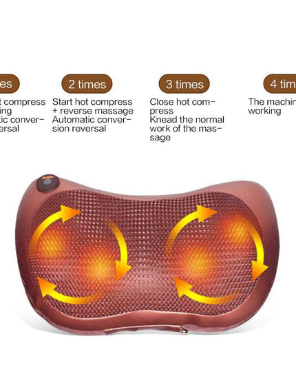 Portable 4 heads Massage Pillow