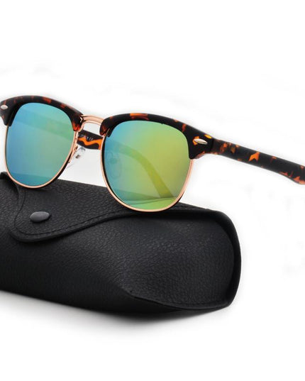 Excellent Quality Fashion Designer Sunglasses Semi Rimless Sun Glasses