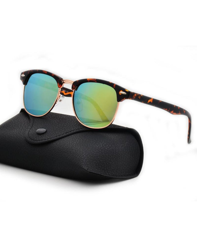 Excellent Quality Fashion Designer Sunglasses Semi Rimless Sun Glasses