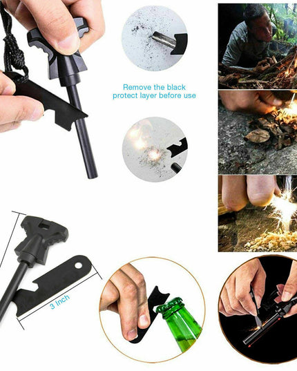 14 in 1 Outdoor Emergency Survival And Safety Gear Kit Camping