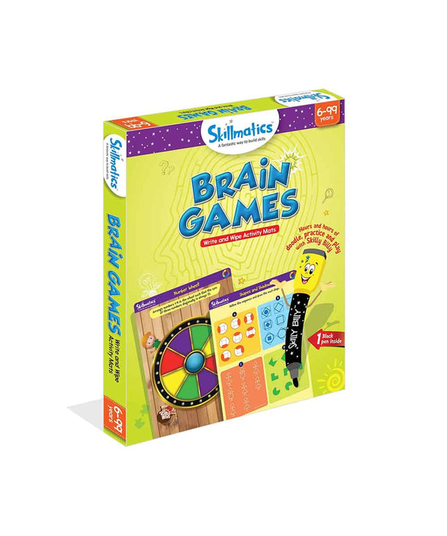 Skillmatics Brain Games - Teach Children Think And Reason Approach -