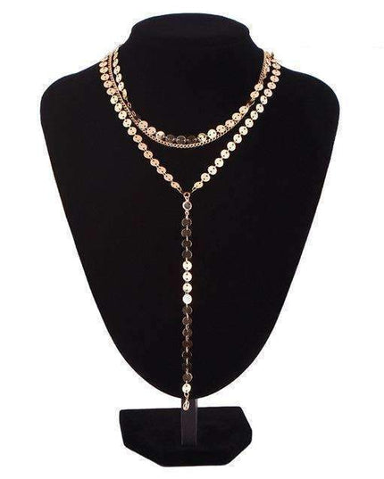 Three Layer Lariat Necklace
