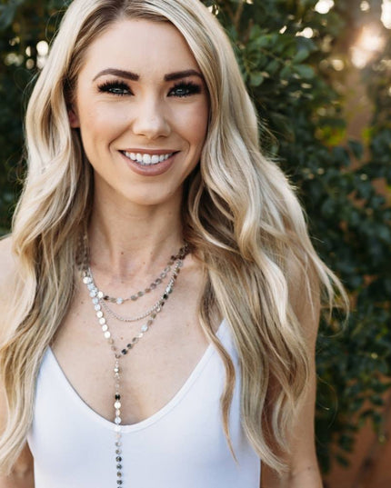 Three Layer Lariat Necklace