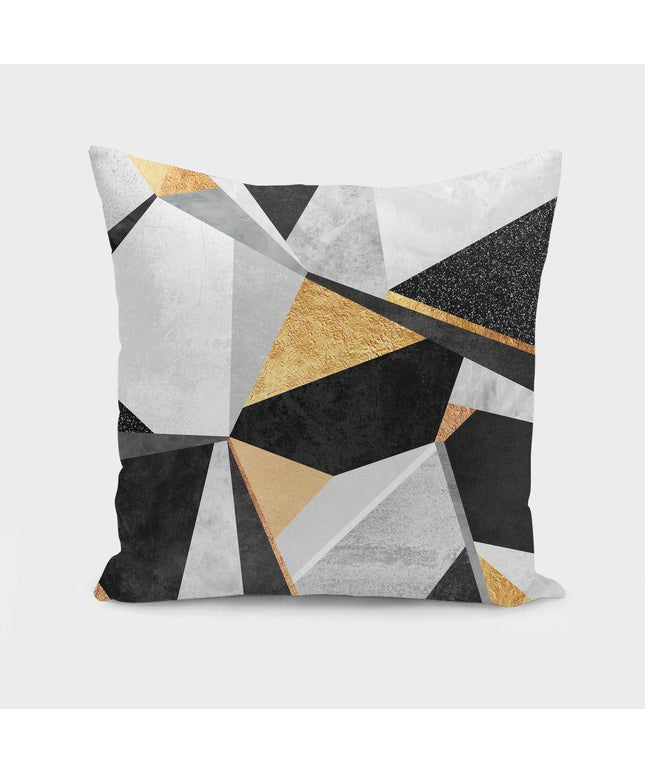 Geometry  Gold Cushion/Pillow