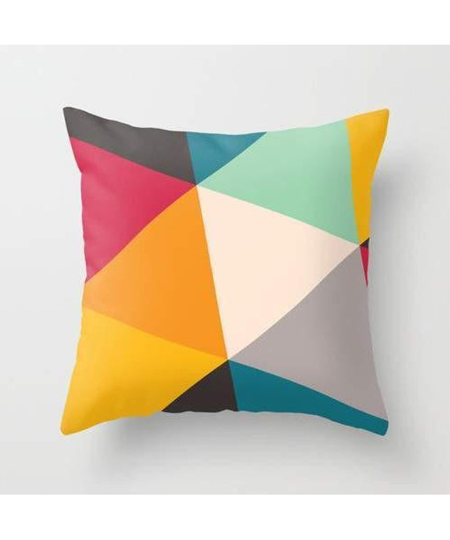 Tilting Triangles Pillow