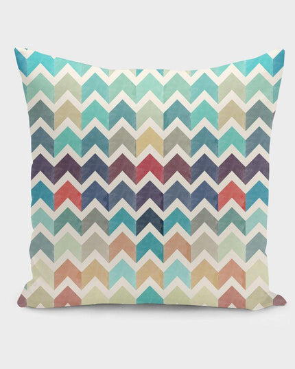 Watercolor Chevron Pattern II Cushion/Pillow