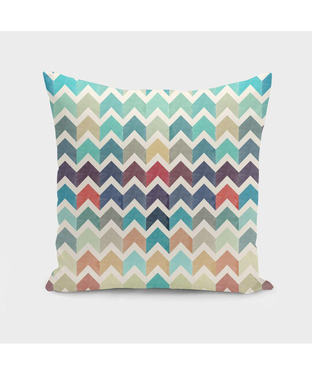 Watercolor Chevron Pattern II Cushion/Pillow