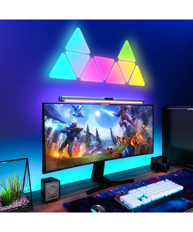 10-Pack Modular Triangle Smart Wall Light