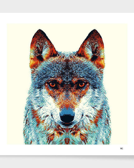 Wolf - Colorful Animals  Frame