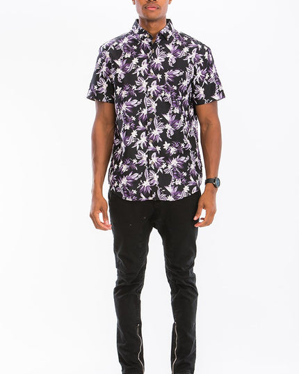 Print Button Down Shirt