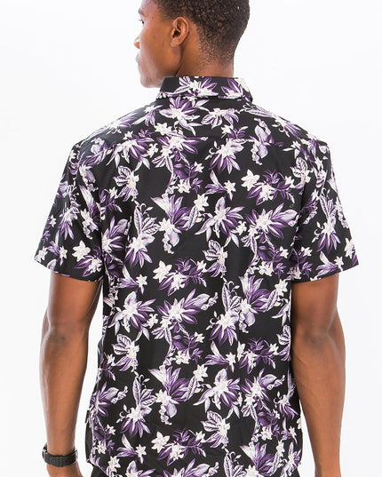 Print Button Down Shirt