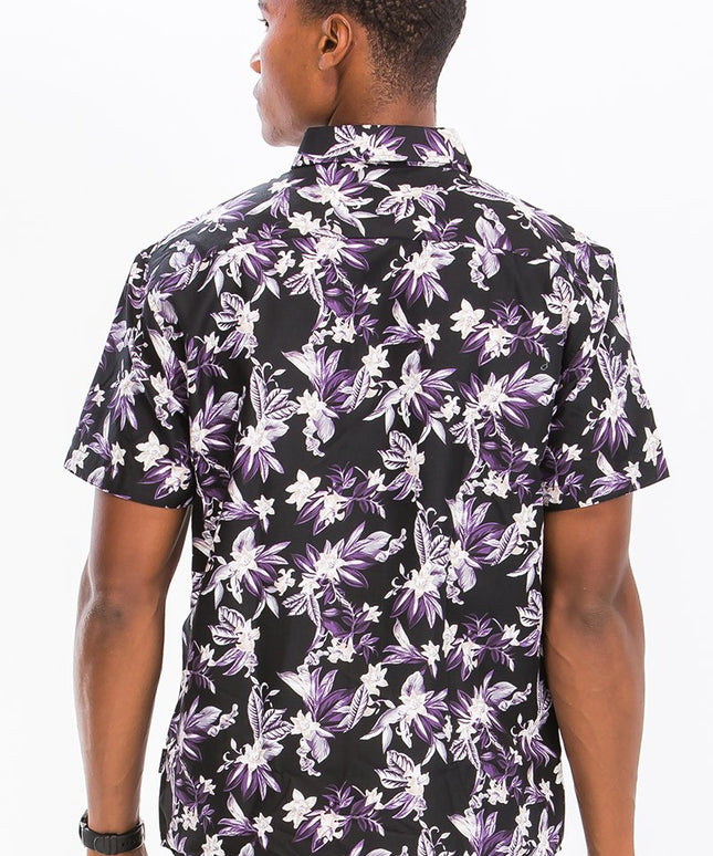 Print Button Down Shirt